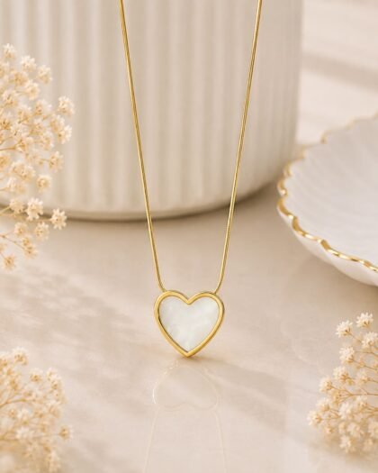 Pearl Heart PendantGo