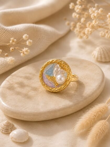 Ocean Pearl Statement Ring