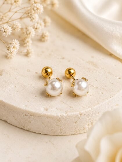 Pearl Grace Studs