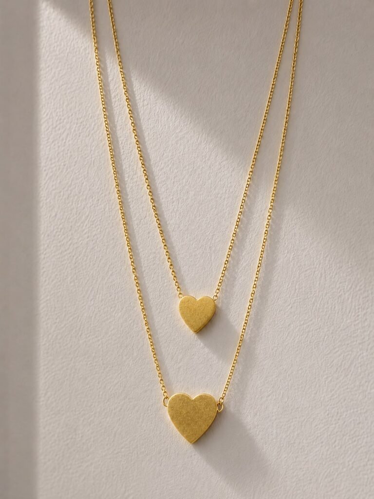 Duo Heart Necklace.