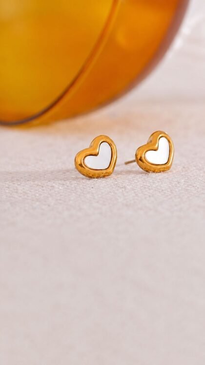 Heart Stud Earrings