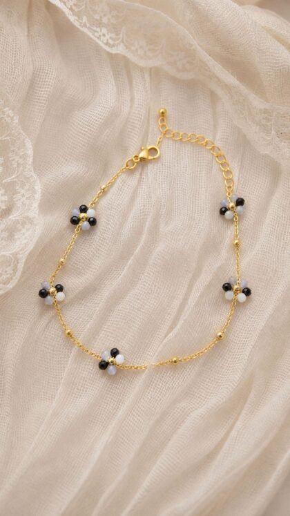 Noir Bloom Bracelet