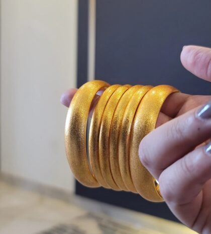 Classic Gold Stack Bangles (Full Set)